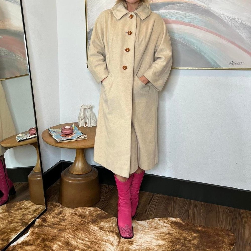 Vintage 1960’s Cashmere/Vicuña overcoat